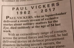 Paul Vickers RIP header